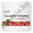 Kép 1/2 - Kollagén + C-vitamin - málna limonádé mentával - 200 g - OstroVit