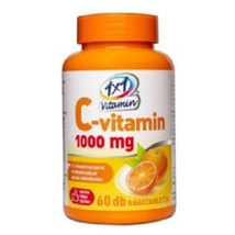 1×1 Vitamin C-vitamin rágótabletta 1000mg 60db