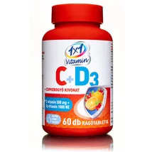 1×1 Vitamin 500mg C-vit.+D3 narancsízű rágótabletta 60 db