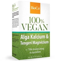 BioCo 100% VEGAN Alga Kalcium & Tengeri Magnézium filmtabletta 60db