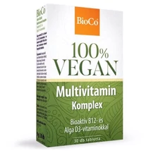 BioCo 100% Vegan Multivitamin Komplex tabletta 30db