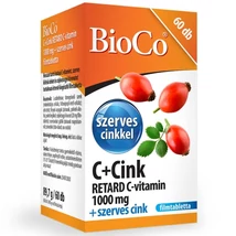 BioCo C+Cink Retard C-vitamin 1000mg + szerves Cink tabletta 60db