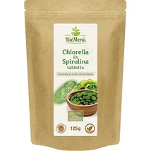 Biomenü bio Chlorella és Spirulina tabletta 125g