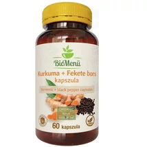 Biomenü Bio Kurkuma+Fekete bors kapszula 60db