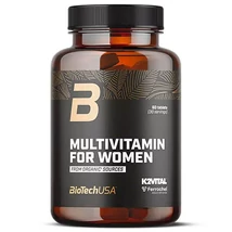 BioTech USA Multivitamin for Women Organic tabletta 60db