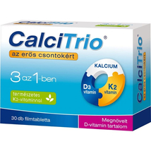 CalciTrio – Kalcium + K2 + D3-vitamin filmtabletta 30db