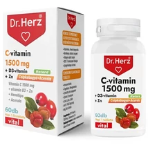 Dr. Herz C-vitamin 1500mg + D3+Cink RETARD filmtabletta 60db
