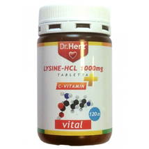 Dr. Herz Lysine HCL+C-vitamin tabletta 120db