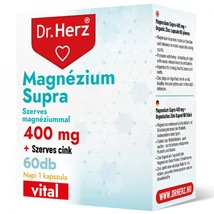 Dr. Herz Magnézium Supra 400mg + Szerves Cink kapszula 60db