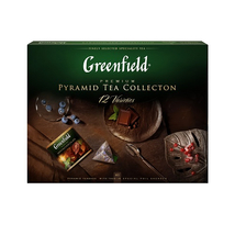 Greenfield piramis tea válogatás  díszdobozban 12x5 filter