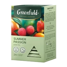 Greenfield Summer Passion piramis zöld tea 20 filter