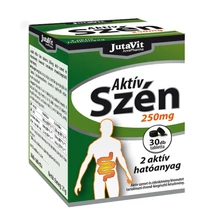 Jutavit Aktív szén 250mg tabletta 30db