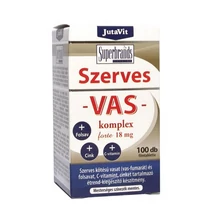 JutaVit Szerves Vas-komplex Forte 18mg tabletta 100db