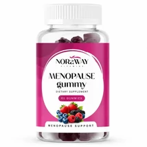 NORaWAY Menopauza erdei gyümölcsös, cukormentes gumivitamin 60db