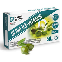 Natur Tanya Oliva D3-vitamin 4000NE lágyzselatin kapszula 50db