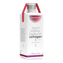 Nutriversum MSM+C Hyaluron Collagen Liquid erdei gyümölcs 500ml