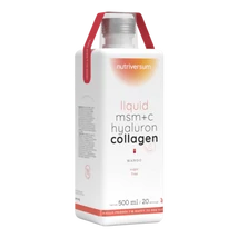 Nutriversum MSM+C Hyaluron Collagen Liquid mangó 500ml