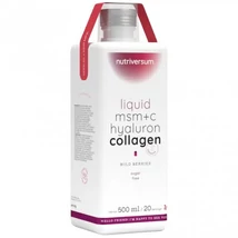 Nutriversum MSM+C Hyaluron Collagen Liquid erdei gyümölcs 500ml