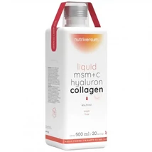 Nutriversum MSM+C Hyaluron Collagen Liquid mangó 500ml