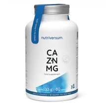 Nutriversum CA-ZN-MG – Kalcium, Cink, Magnézium tabletta 60db