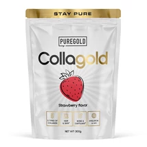 Pure Gold CollaGold Marha és Hal kollagén italpor eper 300g