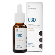 USA Medical Prémium CBD 500mg szájápoló csepp 30ml