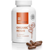 USA Medical Organic Reishi gomba kivonat kapszula 60db