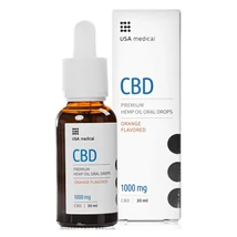 USA Medical Prémium CBD 1000mg szájápoló csepp 30ml