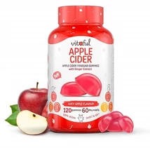 Vitaful Apple Cider almaecet gumivitamin 120 db