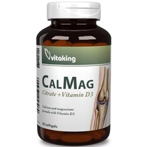 Vitaking Kalcium citrát + Magnézium citrát + D3-vitamin kapszula 90db