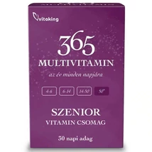 Vitaking 365 Multivitamin Szenior vitamin csomag 30db