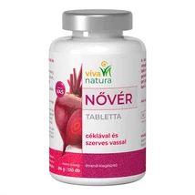 Viva Natura Zöldvér NőVér Cékla tabletta szerves vassal 120db
