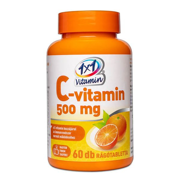 1×1 Vitamin C-vitamin 500mg rágótabletta 60db