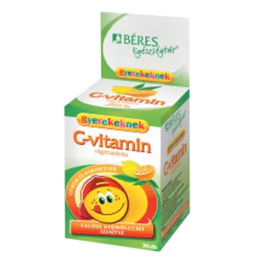 Béres c-vitamin rágótabletta gyermek 30 db