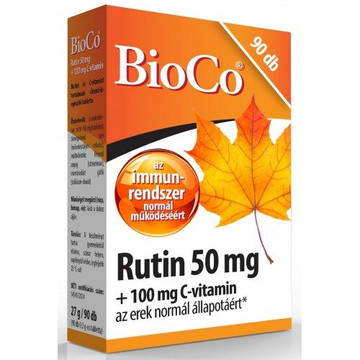 BioCo Rutin 50 mg+100 mg C-vitamin 90db