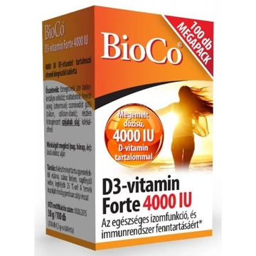 BioCo D3-vitamin Forte 4000 IU 100db