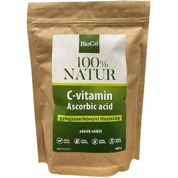 BioCo 100% NATUR C-vitamin Aszkorbinsav por 400g