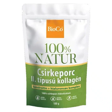 Bioco 100% NATUR Csirkeporc II. típusú kollagén tasakos por 100g