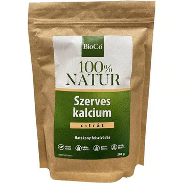 BioCo 100% NATUR Szerves Kalcium Citrát por 200g