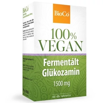 BioCo 100% Vegan Fermentált Glükozamin 1500mg tabletta 60db
