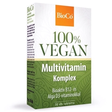 BioCo 100% Vegan Multivitamin Komplex tabletta 30db