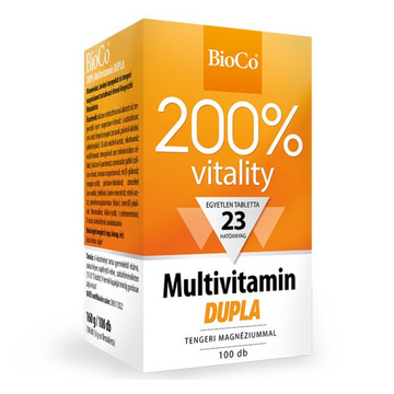 BioCo 200% Vitality Multivitamin Dupla tabletta 100db