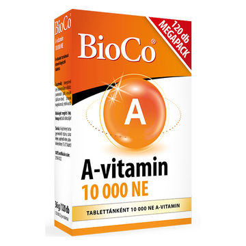 BioCo A-vitamin 10000NE tabletta 120db