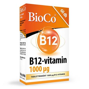 BioCo B12-vitamin 1000mcg tabletta 60db