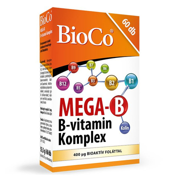 BioCo MEGA B B-vitamin Komplex tabletta 60db