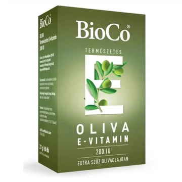 BioCo OLIVA Természetes E-vitamin 200 IU lágyzselatin kapszula 60db