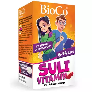 BioCo Suli-Vitamin cseresznye ízű rágótabletta 90db