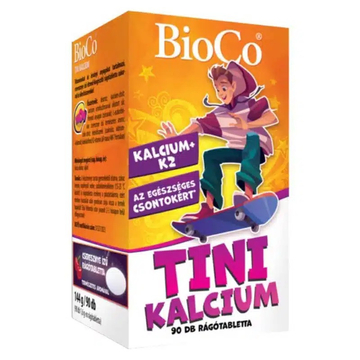 BioCo TINI-KALCIUM rágótabletta 90db