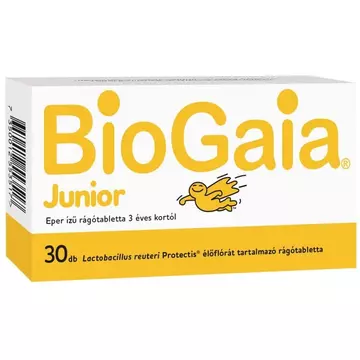 BioGaia Junior epres rágótabletta 30db