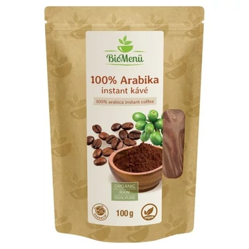 Biomenü bio 100% Arabica instant kávé 100g